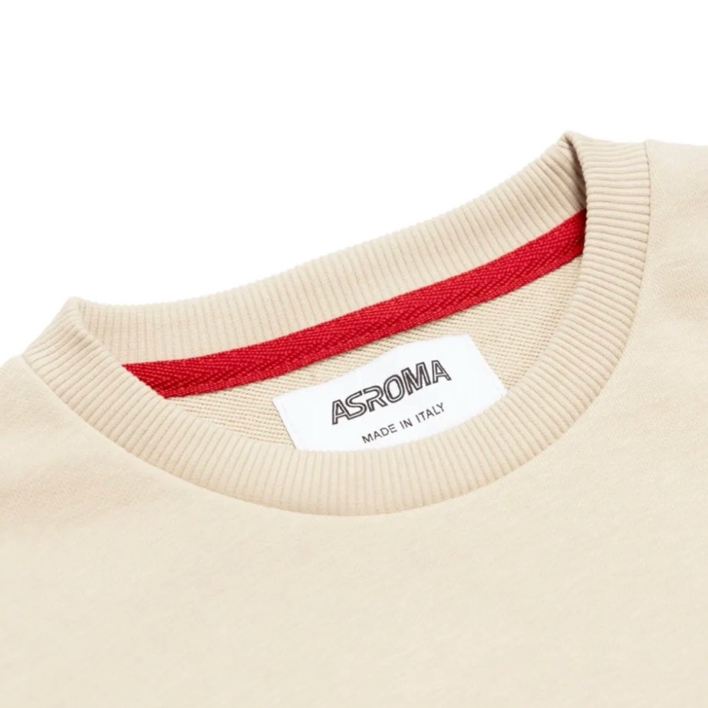 AS Roma Beige Crew Neck Sweater - Picture 2 of 7